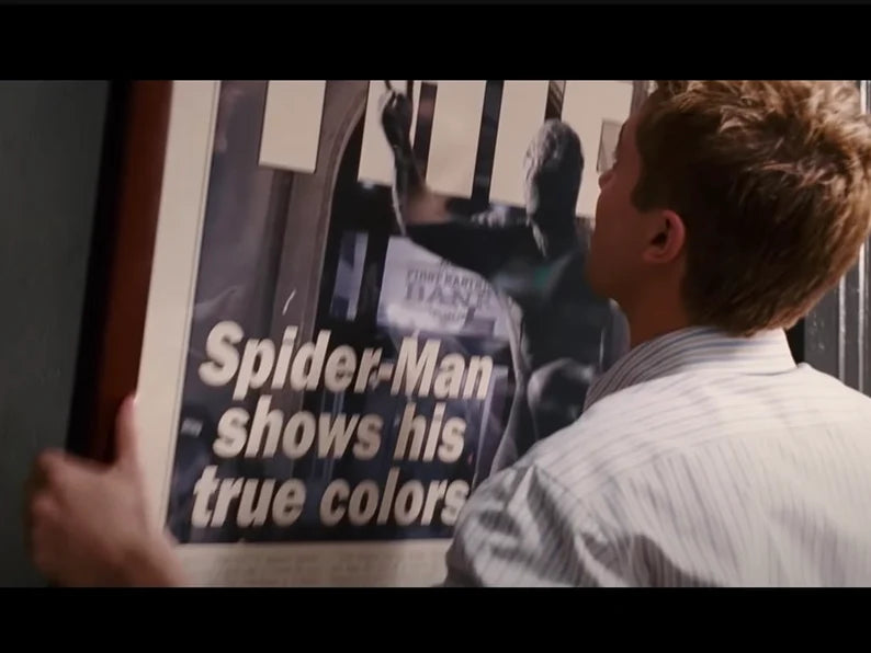 "THIEF" Edition of the Daily Bugle from Spider-Man 3 Black Suit - Superhero Christmas Gift - Nerd Gift