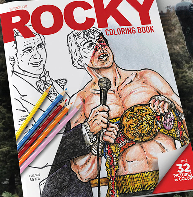 "Rocky" Coloring Book! 32 Pages of Original Illustrations!