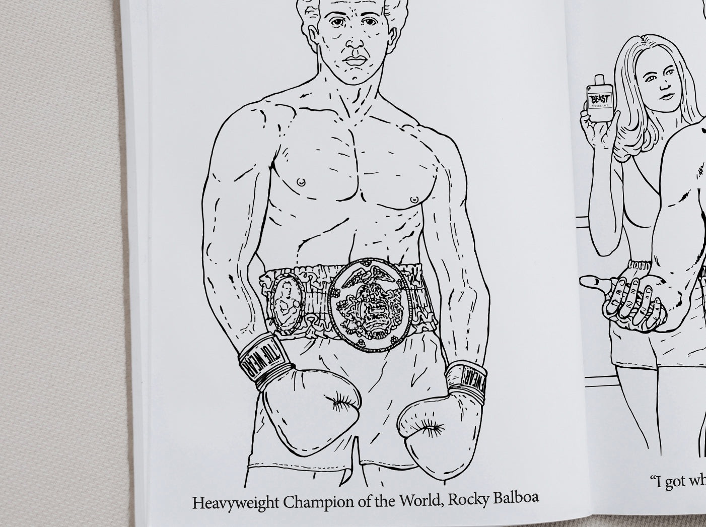 "Rocky" Coloring Book! 32 Pages of Original Illustrations!